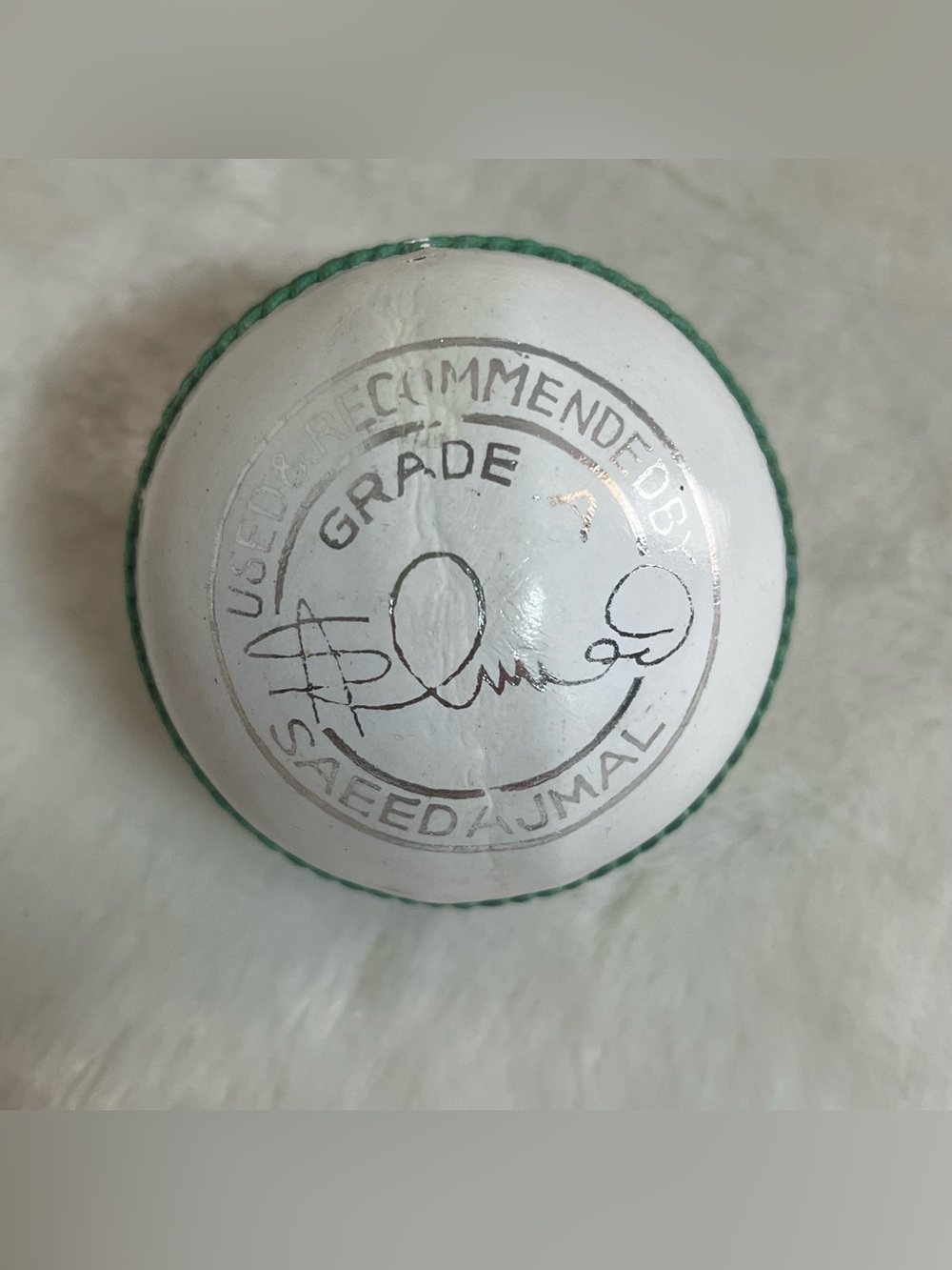 Doosra Grade A Cricket Ball – Used & Recommended Match Ball – White Leather